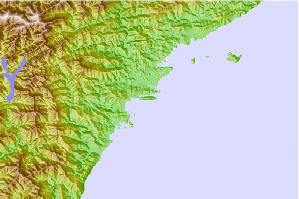 Surf spots located close to Shishikui Beach