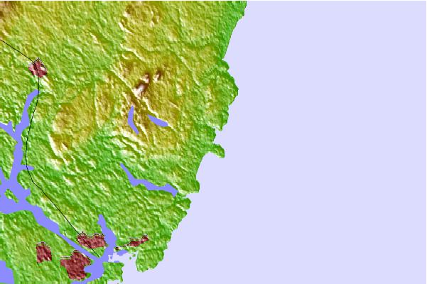 Surf spots located close to Short Sands