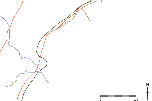 Roads and rivers around Sierra de Irta