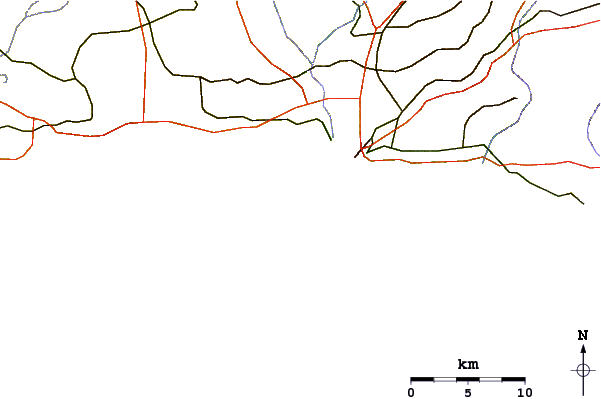 Roads and rivers around Small Cove-Two