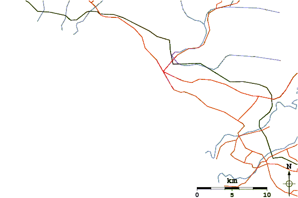 Roads and rivers around South Beach (Wanganui)
