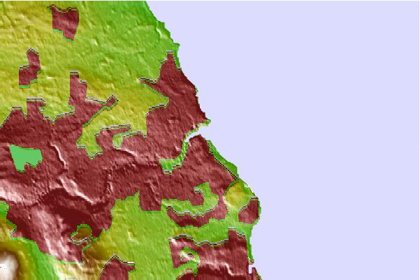 Surf spots located close to South Shields