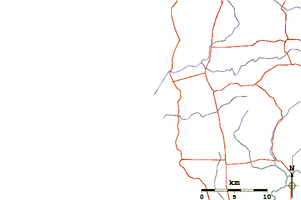 Roads and rivers around Southside