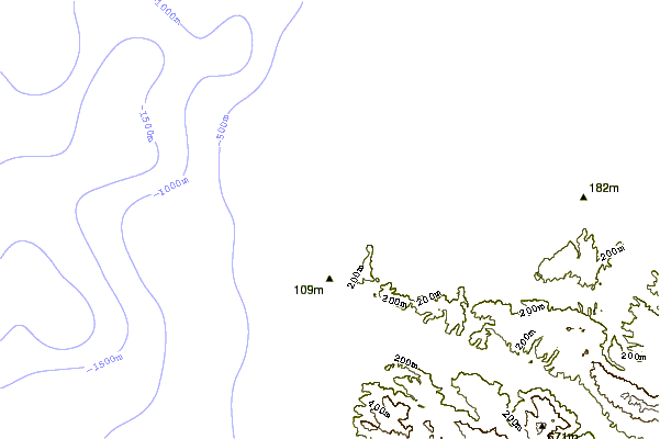 Shoreline around Spanish Bay-South Moss
