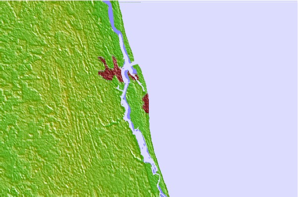 Surf spots located close to St Augustine Pier