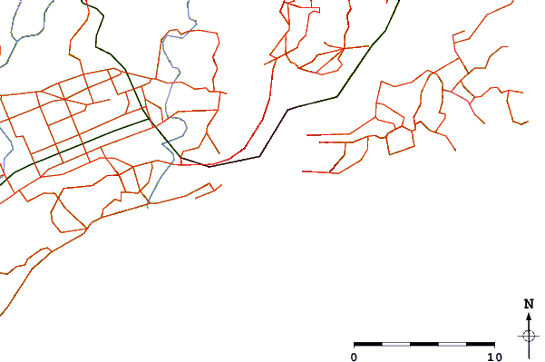 Roads and rivers around Dunedin - St Clair