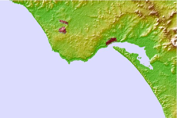 Surf spots located close to Suicides