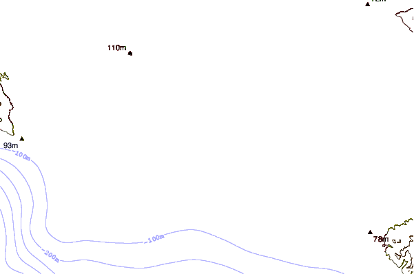 Shoreline around Sunset Beach