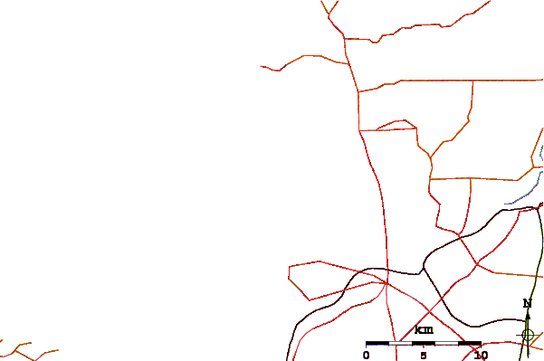 Roads and rivers around Swanbourne Beach
