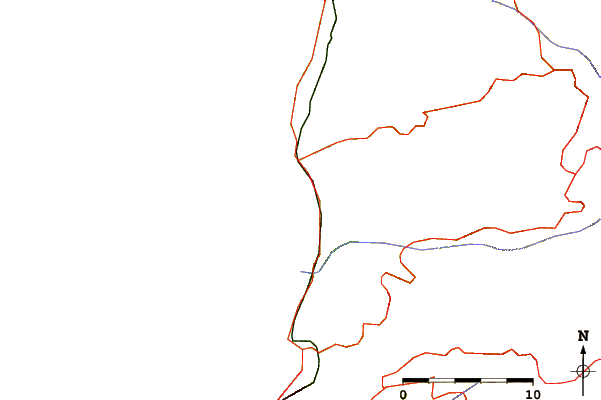 Roads and rivers around Tam Tam