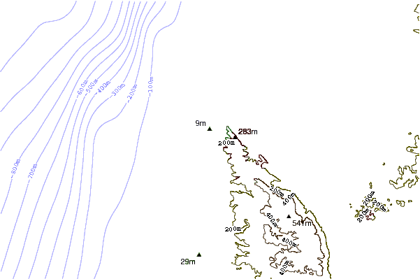 Shoreline around Te Peak (Hifa)