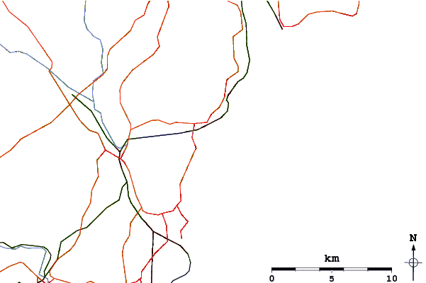 Roads and rivers around Teignmouth