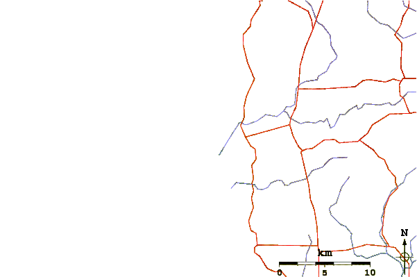 Roads and rivers around The Box
