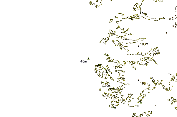 Shoreline around The Cape