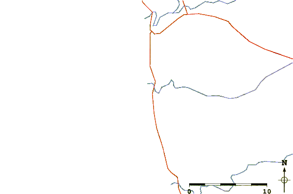 Roads and rivers around The Cape