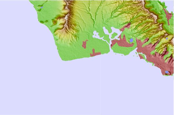 Surf spots located close to The Cove