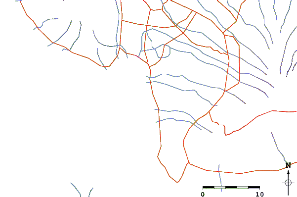 Roads and rivers around The Cove