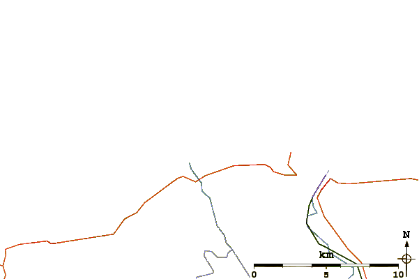 Roads and rivers around The Cove
