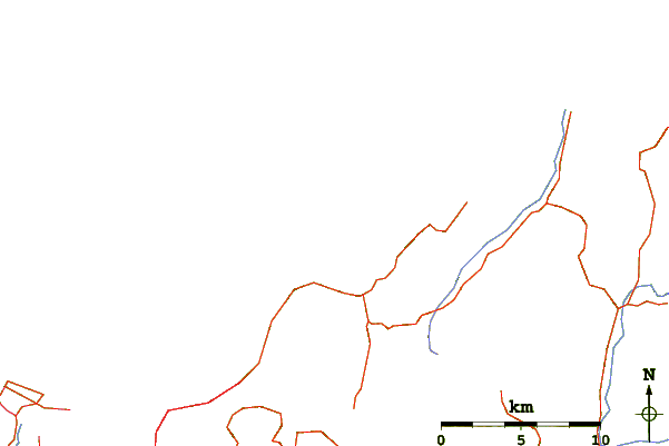 Roads and rivers around The Glen