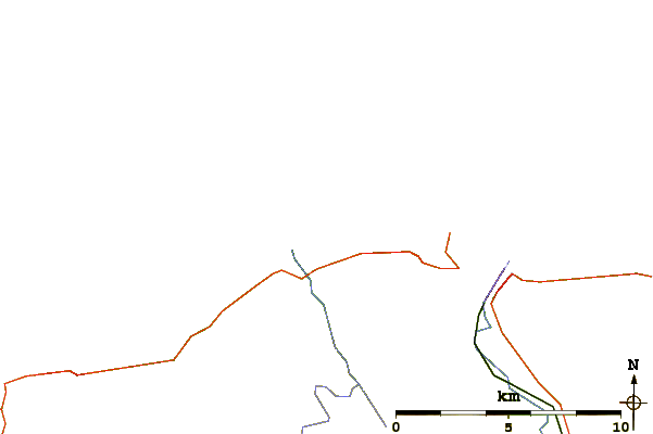 Roads and rivers around The Left