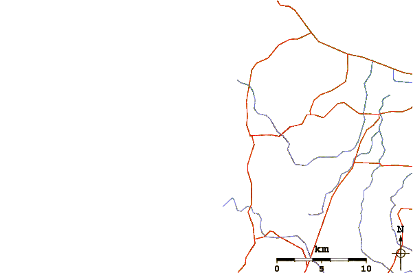 Roads and rivers around The Window