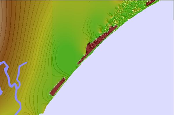 Surf spots located close to 13th Ave South Surfside