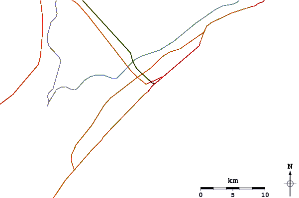 Roads and rivers around 13th Ave South Surfside
