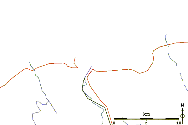 Roads and rivers around Thurso East