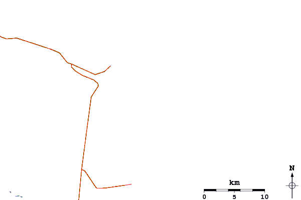 Roads and rivers around Tilloo Cut