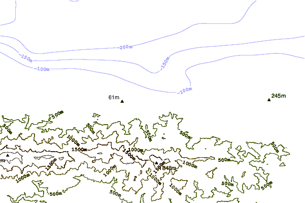 Shoreline around Todasana