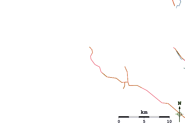 Roads and rivers around Tofino (North Chestermans Beach)