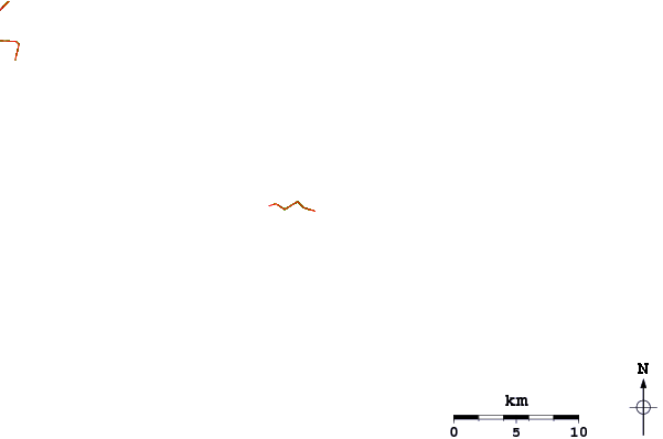 Roads and rivers around Toiny