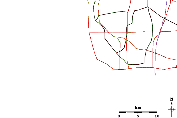 Roads and rivers around Torrance Beach/Burn Out