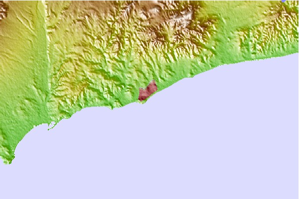 Surf spots located close to Torre Bank