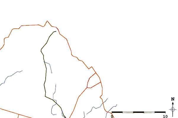 Roads and rivers around Traeth Lligwy