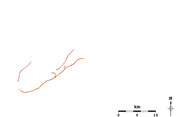 Roads and rivers around Tuckers