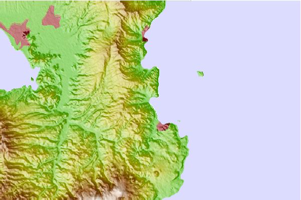 Surf spots located close to Usami