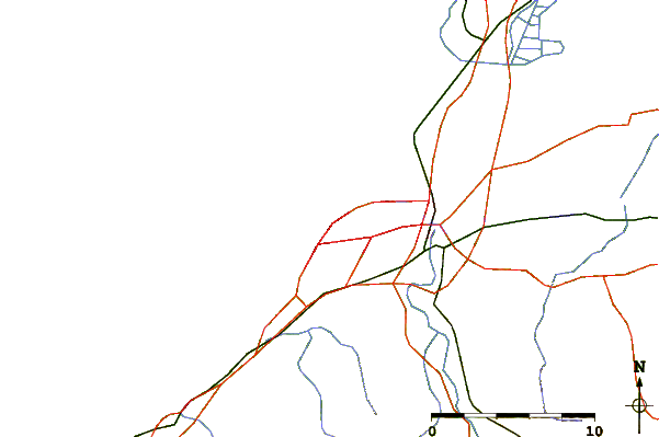 Roads and rivers around Anglet - VVF