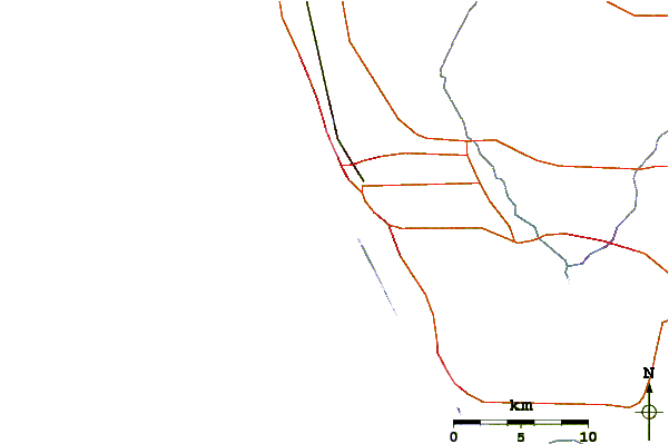 Roads and rivers around Venice NorthandSouth Jetty