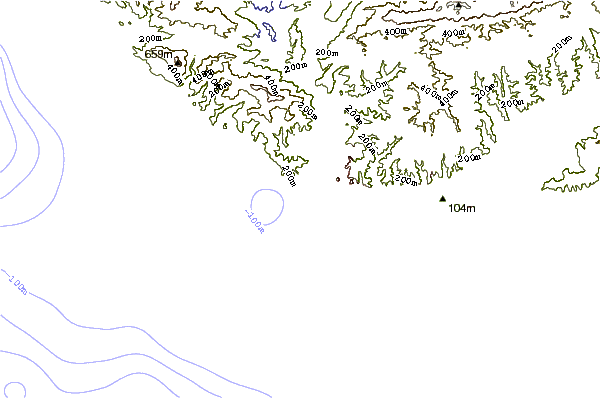 Shoreline around Ventura Overhead