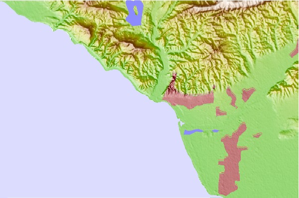 Surf spots located close to Ventura Overhead