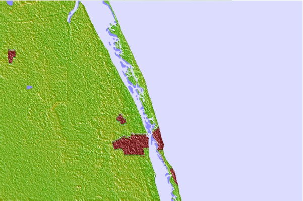 Surf spots located close to Vero Beach Pier
