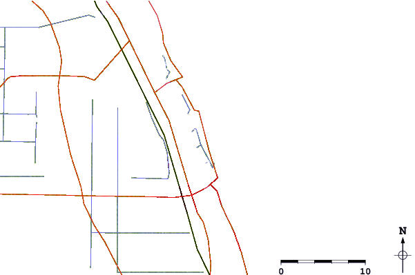 Roads and rivers around Vero Beach Pier