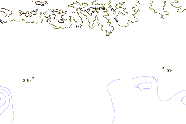 Shoreline around Victoria Bay
