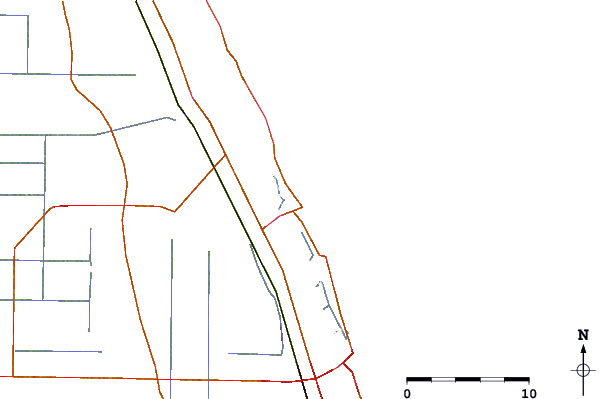 Roads and rivers around Wabasso