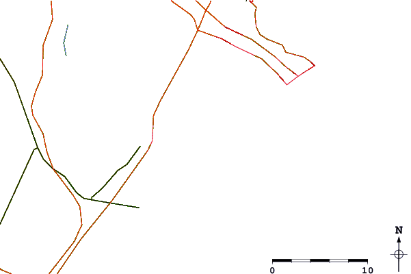 Roads and rivers around Waverly