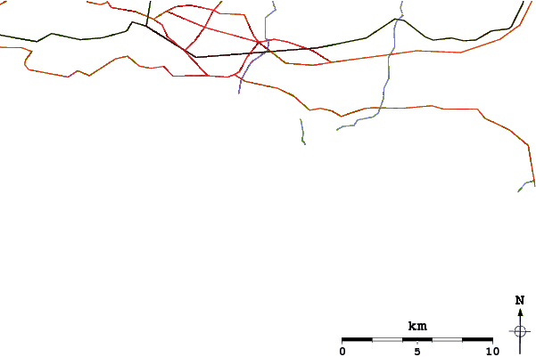 Roads and rivers around Wembury