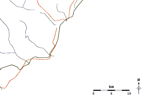Roads and rivers around Western Head Reef