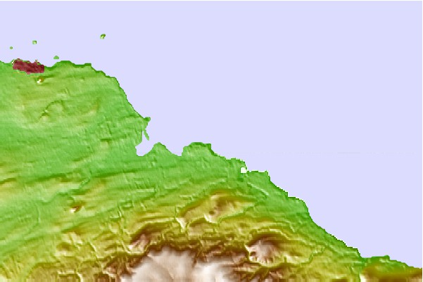 Surf spots located close to White Sands
