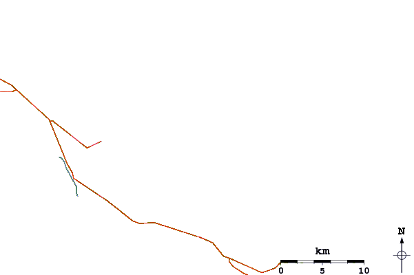 Roads and rivers around Willawahs